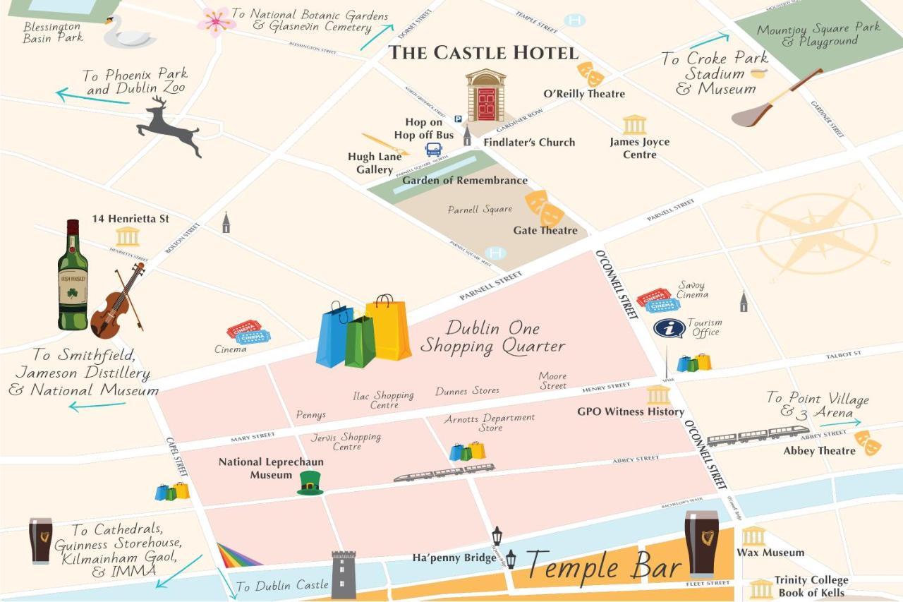 Castle Hotel Дъблин Екстериор снимка